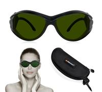 FREEMASCOT Gafas de seguridad profesionales con láser IPL de 190 nm-2000 nm para protección UV, depilación láser, belleza y cosmetología, protección ocular (marco estilo 2)