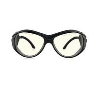 FreeMascot OD 6+ - Gafas de seguridad láser de CO2 de longitud de onda de 9000 nm-11000 nm para CO2 de 10,6 um, gafas de seguridad láser de 10600 nm (negro) (marco estilo 2)