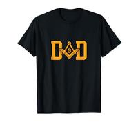 Freemason Dad Square and Brújula Padre Masónico Día del Padre Camiseta