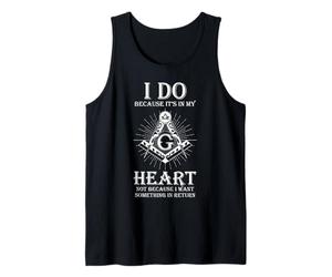 Freemason Heart Quote Brotherhood Valora el diseño de la masonería Camiseta sin Mangas