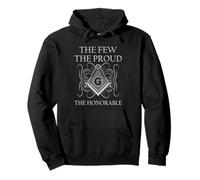 Freemason Honor Pride Cita Simbólica Diseño de Masonería Sudadera con Capucha