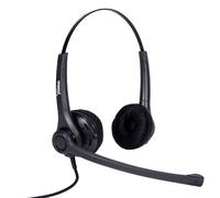 Freemate Freemate DH037UB-GY Auriculares con conexión RJ9, especialmente diseñados para teléfonos IP, compatibles con teléfonos analógicos y digitales