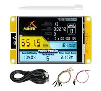 Freenove Bitcoin Miner Solo Lottery Miner, ESP32 CYD 3.2" Touch Display 240x320 Pixel IPS Screen ST7789 Driver, Dual-Core 32-bit 240 MHz Microcontroller WiFi+BT Programmable, Code Tutorial