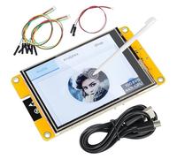 Freenove ESP32 Display CYD, 3.2 Inch Touchscreen Monitor, 240x320 Pixel IPS TFT LCD Screen ST7789 Driver, Dual-Core 32-bit 240 MHz Microcontroller WiFi+BT, C Code LVGL Example Projects Tutorial