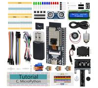 Freenove ESP32 Kit ESP32 Cámara Board Super Starter Kit | 240 MHz 32-bit Dual-core, Onboard Cámara WiFi+BT, Python C Código, 522 Página Tutorial Detallado, 78 Proyectos, 173 Artículos