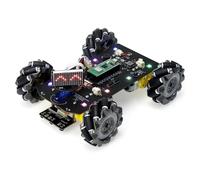 Freenove Mecanum Wheel Car Kit for Raspberry Pi Pico W (Included) (Compatible with Arduino IDE), Dot Matrix Expressions, Obstacle Avoidance, Line Tracking, Light Tracing, Colorful Light, App