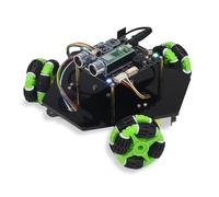 Freenove Omni Wheel Car Kit for Raspberry Pi Pico 2 W (Included), Dual Arm Cortex-M33 and Dual Hazard3 RISC-V Microcontroller, 3-Wheel and 4-Wheel Forms, Accelerometer Module, Compass Module