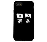 Freerunning Tu Esposa Mi Esposa Marido Divertido Parkour Carcasa para iPhone SE (2020) / 7 / 8