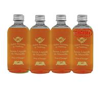 FreeSens - Jabón líquido de Marsella flor de naranja - Lote de 4 x 100 ml