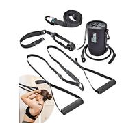 FREESIXD Correas de entrenamiento en suspensión Kit - Juego de Trainer Fitness con Anclaje puerta para Gimnasio en casa - Adecuado para Viajes, Entrenamiento en Interiores y Exteriores, Ejercicio