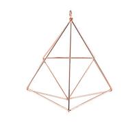 Freestanding Air Plants Holder Soporte Para Pared Irregular Soporte Para Colgar Rack Pentagon Geometric Piña En Forma De Maceta Stand De Planta Air Plant Tillandsia Soporte para Colgar (Oro Rosa)