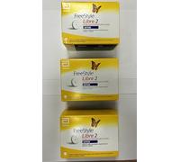 FreeStyle Libre 2 sensor de glucosa, sistema flash de autovigilancia, juego de 3