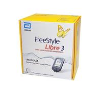 FreeStyle Libre 3 - Lector de diabetes mmol/L (medidor de glucosa en sangre), color blanco