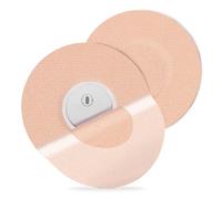 Freestyle Libre 3 tiritas impermeables, 14 días de potencia adhesiva, transpirable, sin agujeros y fijación agradable a la piel, beige, paquete de 15