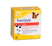 Freestyle Lite Tiras Reactivas Glucemia 50 Unidades - Medición De Glucosa