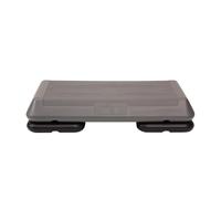 Freestyle STEP Platform Size The Step-Plataforma aeróbica Original, tamaño de Circuito, Unisex, Plateado y Negro, Number of Risers-2
