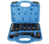 FreeTec 10 piezas Llave Sonda Lambda, 22/27/29mm Vaso Sonda Lambda, Juego Llaves Sonda Lambda Llave Sensor Oxigeno, Vasos Extractor Herramientas para Desmontar Sonda Lambda Auto