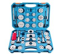 FreeTec 35 Piezas Kit de Herramientas para Pinza de Freno de Disco, Herramienta Resistente para comprimir y retraer pistones de Pinza de Freno para el reemplazo de Pastillas de Freno