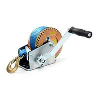 FreeTec Cabrestante Manual con polipasto Azul, de poliéster, 8 m