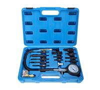 FreeTec Comprobador Compresión Motor Diésel, 1000 psi 70 bar Probador de Compresión Diésel, Herramientas Prueba Manómetro Medidor de Presión Cilindro para Motor Directo e Indirecto TDI CDI