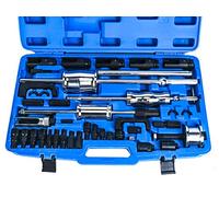 FreeTec Diesel extractor de inyector de combustible Martillo deslizante extractor con Common Rail adaptador, 40 piezas