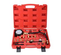 FreeTec Gasolina Impresión Equipo de Tester Juego Uno Pritz Gasolina Impresión - Comprobador de Impresión Comprobador Automóvil Krafststoff Impresión Cuchillo 0-140psi