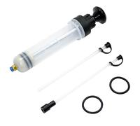 FreeTec Jeringa de succión de aceite para extractor de líquido de aceite, 200 cc, 200 ml, líquido de frenos universal, refrigerante, extractor de aceite, bomba de mano de transferencia