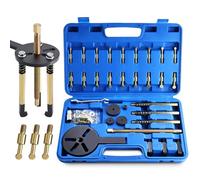 FreeTec - Juego de 36 piezas de extractores de rodamientos, extractor de cojinete interno, 32-112mm de extractor interno, extractor de cojinete de agujero ciego de 3 mordazas, herramienta de