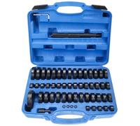 FreeTec Juego de 52 Herramientas de Presión Discos de Montaje Pieza de Presión y Extractor para Retenes de Sellado, Cojinetes, Semicojinetes, Bujes y Gomas