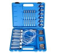 FreeTec Probador de Inyectores Diesel, 24 Adaptadores Comprobador Retorno de Inyectores Diesel, Probador Test Inyectores para Motores Diésel