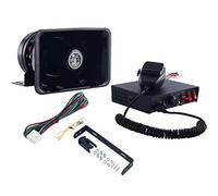 FreeTec Set de universal 300W 8 tonos sonido alto estilo de coches zumbador advertencia sirena Policía Alarma Fire cuerno pa altavoz micrófono alerta de emergencia