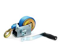 FreeTec Torno de Correa de manivela Fuerza de tracción de la Mano cabrestante,6 M Mano Cabestrante 270 kg (600lbs)