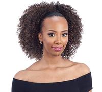 FreeTress Equal Synthetic Hair Drawstring Ponytail Bohemian Fro (1B)