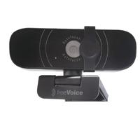 freeVoice Vision 350 Webcam I USB Webcam para videoconferencias I Cámara web de enfoque automático con resolución 4K y campo de visión de 74° I Plug and Play Business USB Cámara web con micrófono y