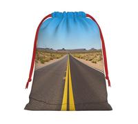 Freeway Highway Road In The Desert Print - Bolsas de regalo reutilizables multiusos, elegantes bolsas de regalo para mujeres, bolsas de regalo de Navidad