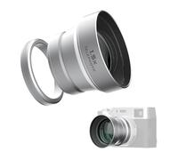 Freewell 1.5X Teleobjetivo Compatible con Fuji X100VI X100V Plata | Zoom Mejorado y Diseño Ligero