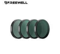 Freewell, 4 paquetes de filtros para cámaras de acción, Kit de filtros ND/PL y ND, compatibilidad con DJI Osmo Action 6, accesorios de fotografía para cámara NDPL Filters