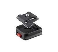 Freewell Abrazadera de liberación rápida para trípode para montaje rápido de cámara, construcción de aluminio con tornillo de 1/10.2 cm-20, soporta 10 kg, compatible con cámaras réflex digitales