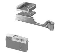 FREEWELL Agarre de Pulgar para Fuji X100VI con Soporte de Zapata fría Plata