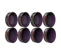 Freewell All Day-4K Series-8 Unidades ND4, ND8, ND16, CPL, ND8/PL, ND16/PL, ND32/PL, ND64/PL Filtros Lente Cámara Compatibles con Osmo Action Camera (No Compatible con Action 4)