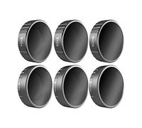 Freewell Budget Kit-E Series - 6Pack ND4, ND8, ND16, CPL, ND32/PL, ND64/PL Filtros Lentes Cámara Compatibles con Osmo Action Camera (No Compatible con Action 4)