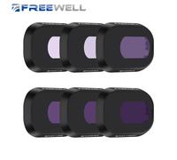 Freewell-Day-6Pack ND16, ND32, ND64, ND128, ND256, ND1000, Compatible con Mini 4 Pro, Color neutro, tecnología GimbalSafe