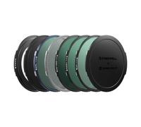 Freewell Dunna Did It - Kit de fotografía de bloqueo ultrafino de 77 mm | UV, ND64, ND1000, CPL, Glow Mist 1/8, tapa frontal de tarjeta gris, tapa trasera, anillo base 77 mm