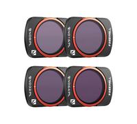 Freewell - Juego de 4 Filtros Magnéticos ND/PL para DJI Osmo Pocket 4 / Pocket 3 y Xtra Muse, Filtros para Lentes de Cámara, Accesorios de Fotografía Bright Day 4 Pack
