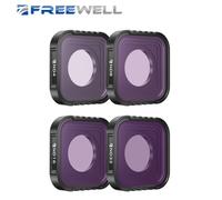 FREEWELL Juego de Filtros ND Compatible con GoPro Hero 13/12/11/10/9 Negro, Paquete de 4 Filtros ND4/ND8/ND16/ND32, Accesorio para Cámara de Acción ND4-ND8-ND16-ND32