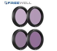 Freewell-Juego de filtros ND para DJI Osmo Action 5 Pro/Action 4/Action 3, Kit de filtros para lentes de cámara, paquete de 4, accesorios para cámaras ND8, ND16, ND32, ND64 OA5 STD