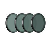 Freewell Juego de filtros ND8, ND16, ND32, ND64 para lente macro DJI Osmo Action 6, perfecto para filmación a la luz del día