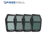 Freewell - Kit de 4 filtros ND divididos, filtro de cámara ND8 a ND128 para lentes DJI Air 3S, accesorios de fotografía A3S-SPLITND