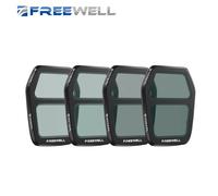Freewell - Kit de 4 filtros ND/PL Bright Day, ND4, ND8, ND16, ND32, ND64/PL para cámara DJI Air 3S, accesorios de fotografía FW-A3S-BRG