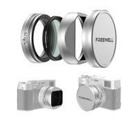 Freewell Kit de filtros CPL/GMIST (1/4) con Parasol para la Serie Fuji X100 (X100, X100S, X100F, X100T, X100V, X100VI) (Plateado)